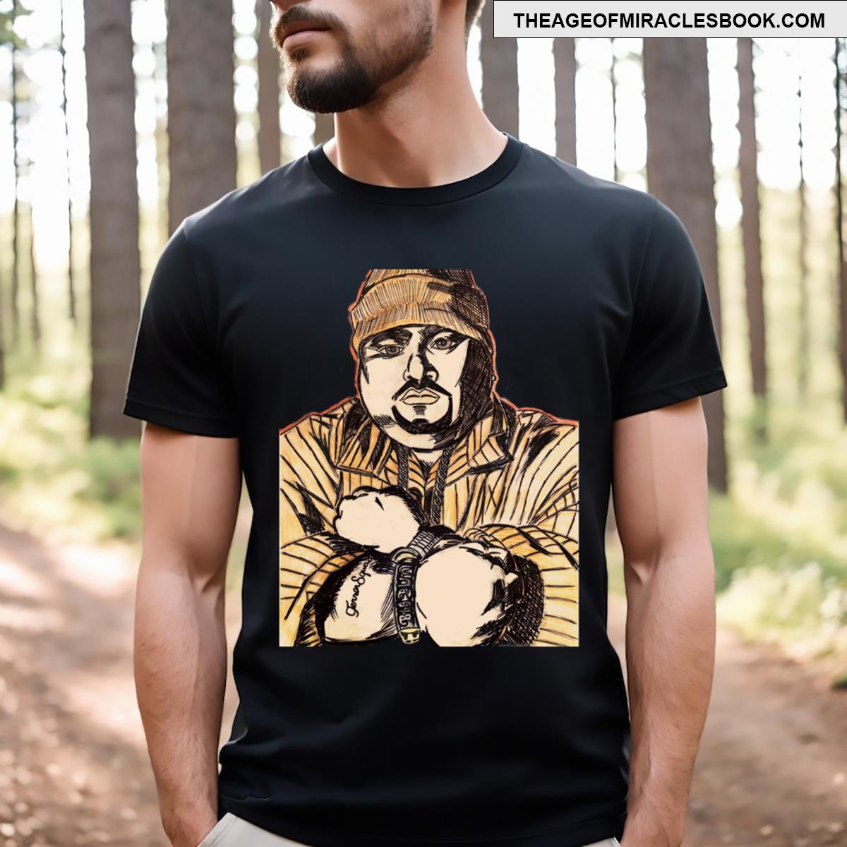 Portrait Sketch Big Pun T-shirt