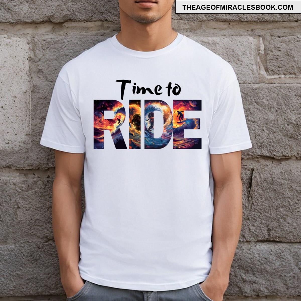 Time To Ride Star Waves T-shirt