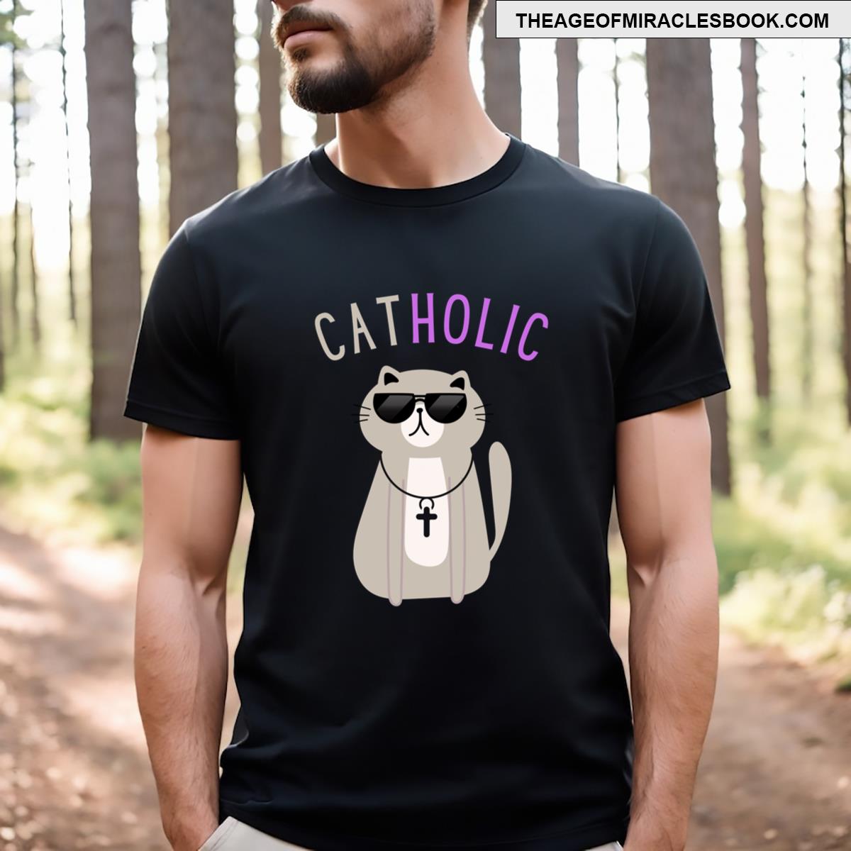 Catholic Cat Funny Essential T-shirt