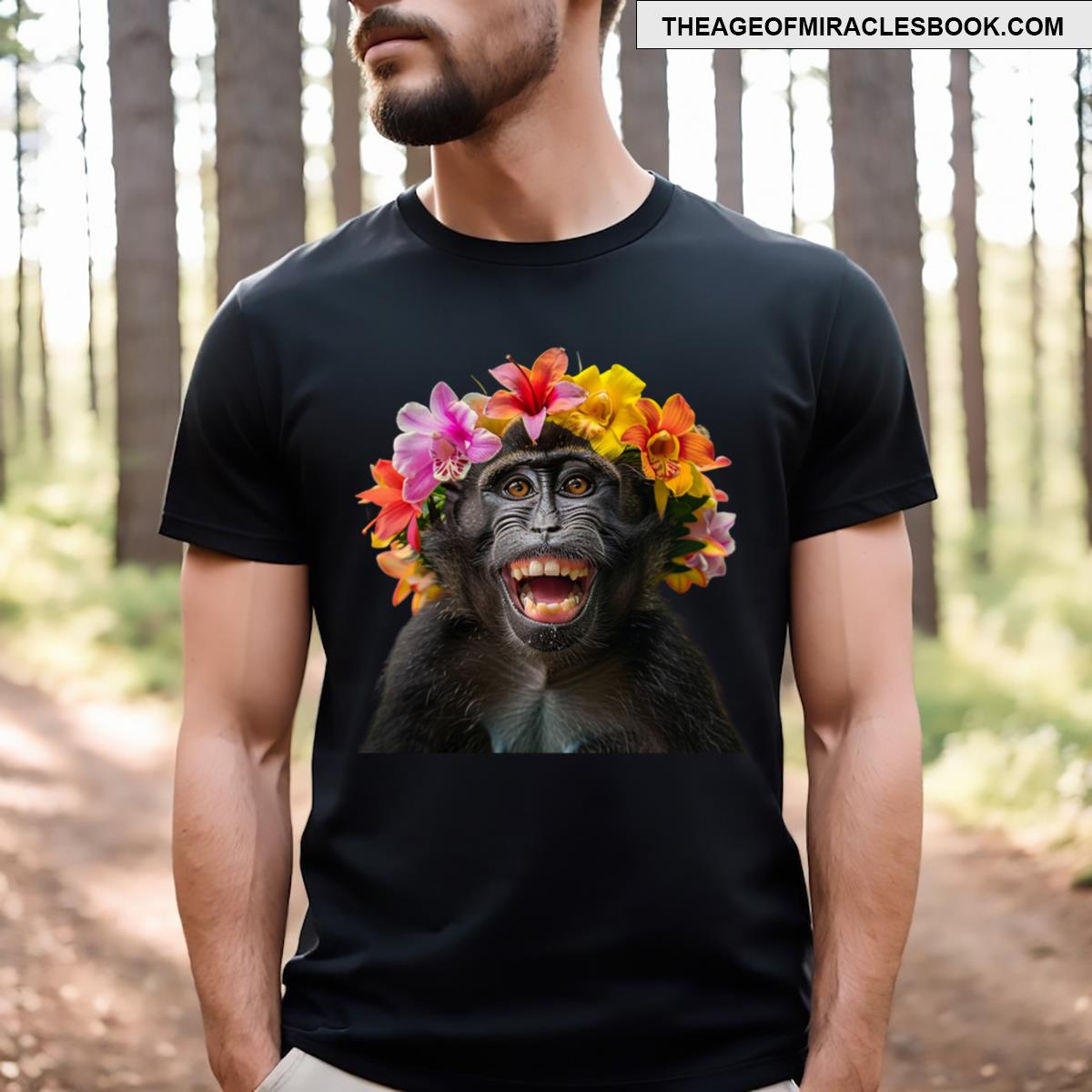 Funny Monkey Meme Smile Monkey T-shirt