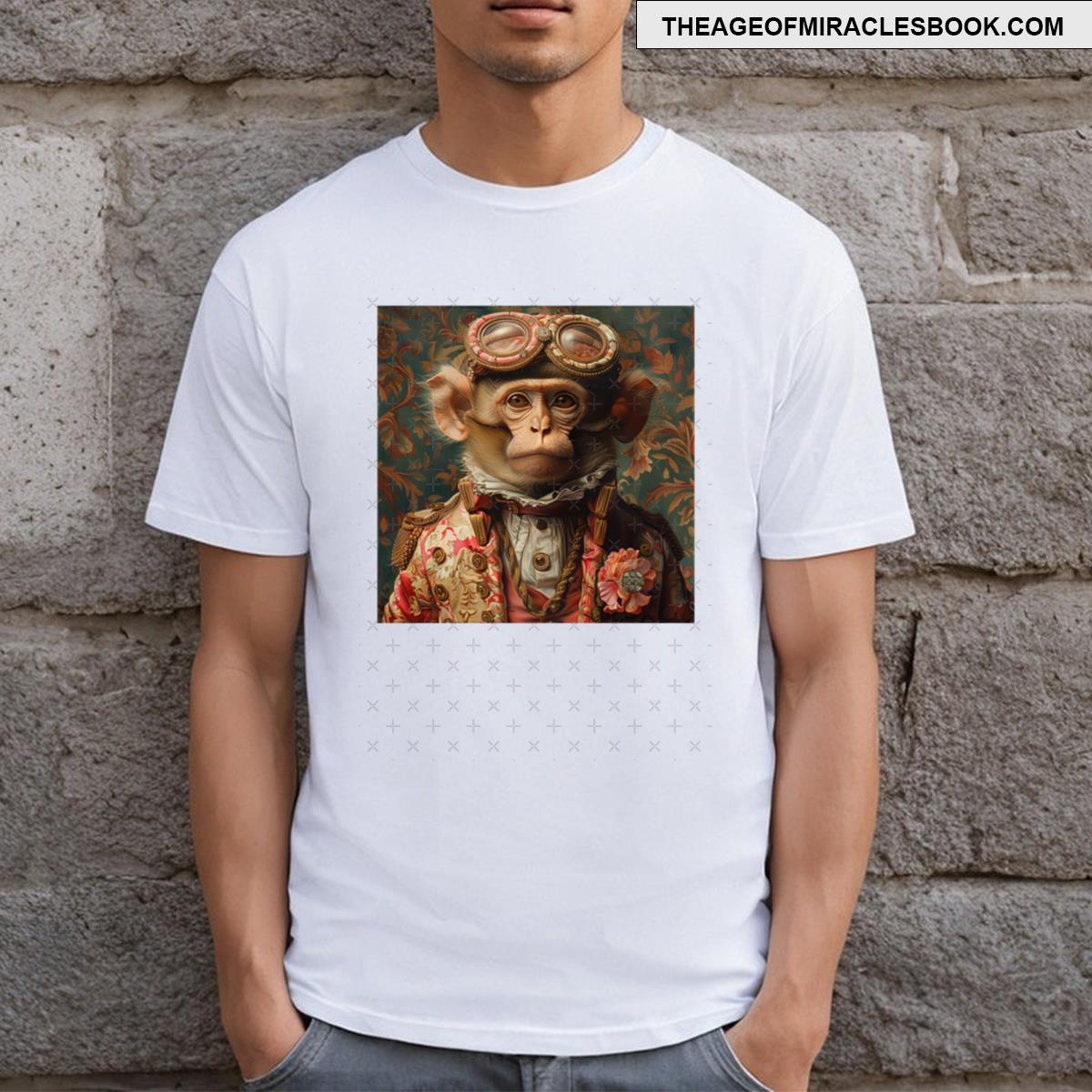 Funny Monkey Rococo Monkey T-shirt