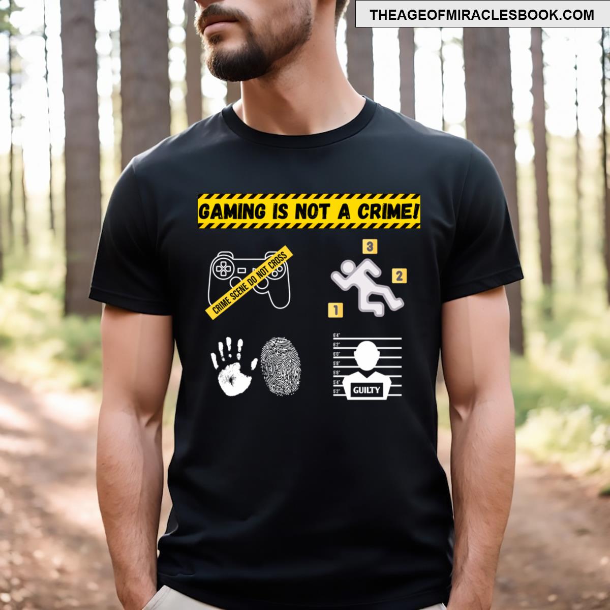 Gaming Is Not A Crime T-shirt