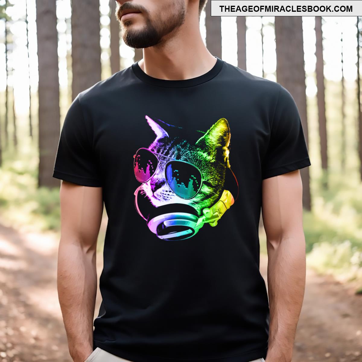 Rainbow Music Cat Essential T-shirt