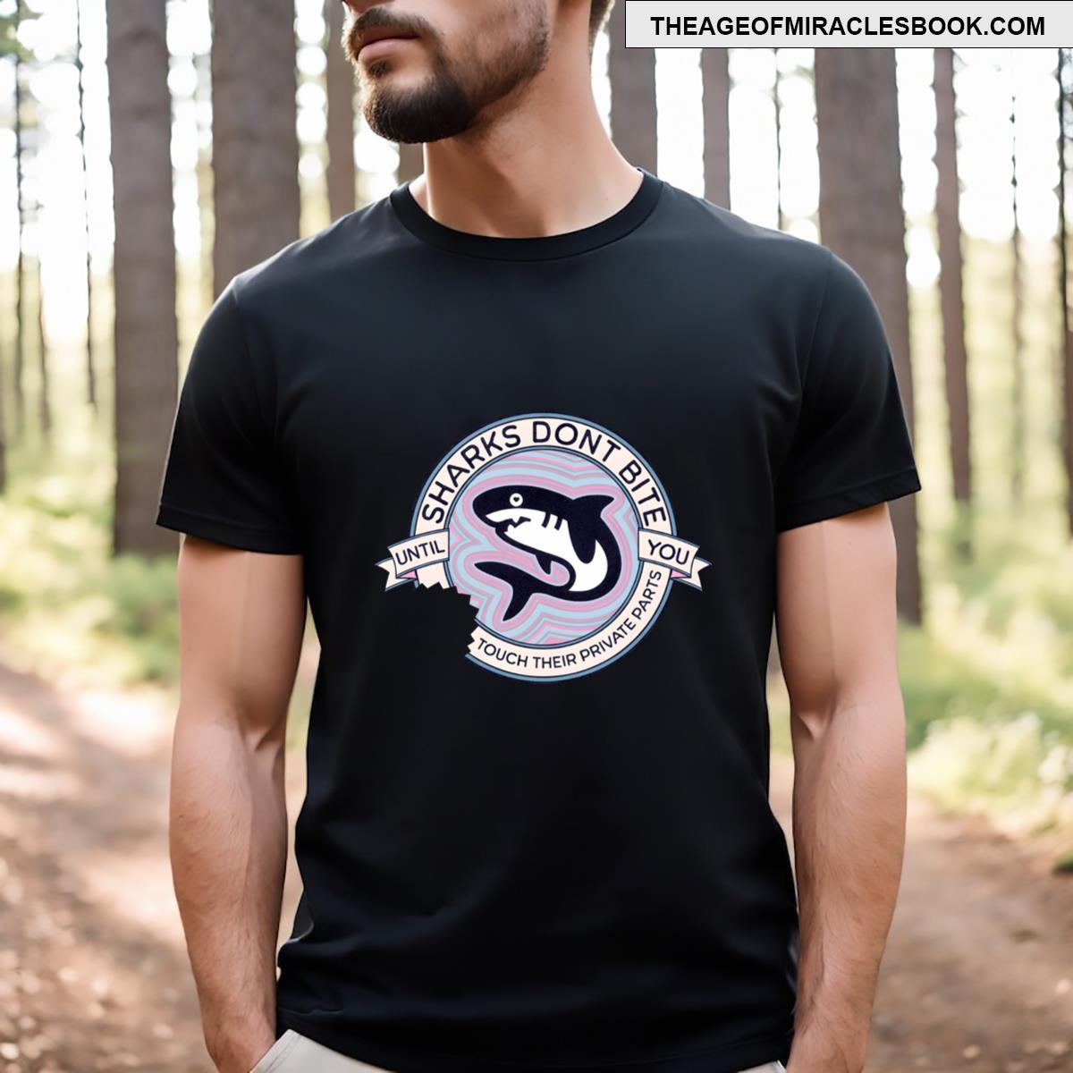 Sharks Dont Bite Funny Shark Essential T-shirt