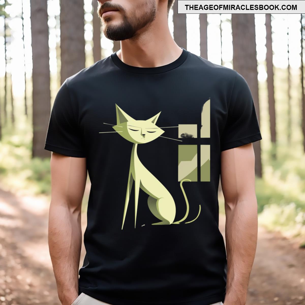Vintage Modern Kitty Prints T-shirt