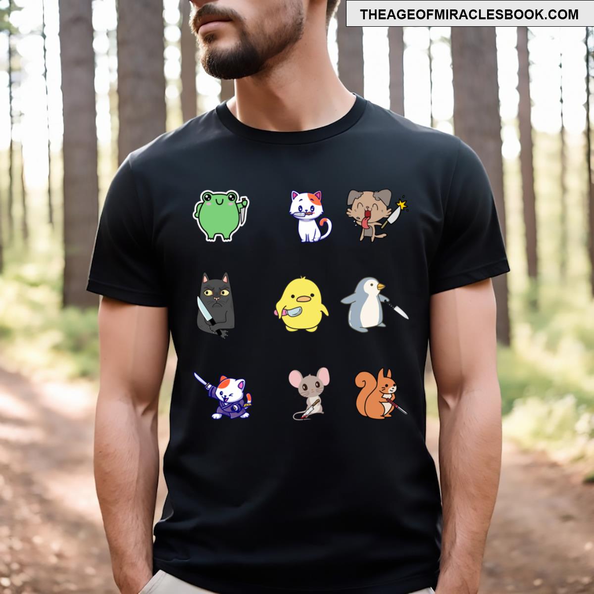 With Knife T-shirt