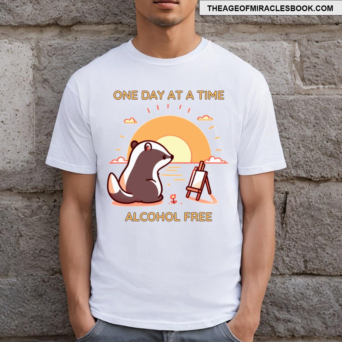 Alcoholics Anonymous Badger T-shirt