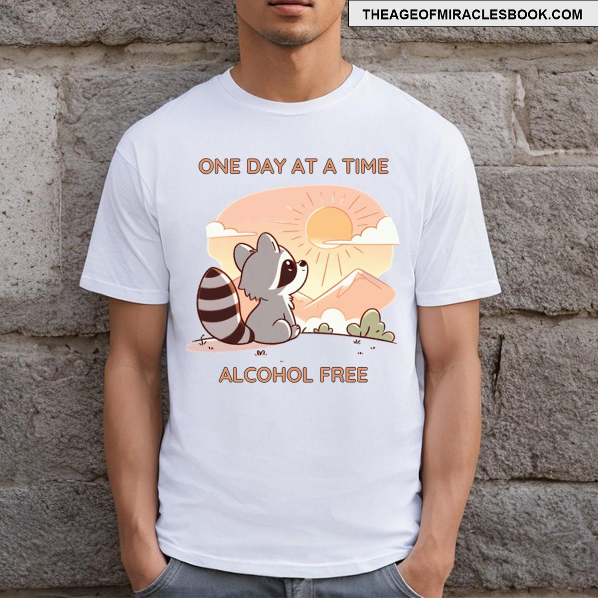 Alcoholics Anonymous Raccoon T-shirt