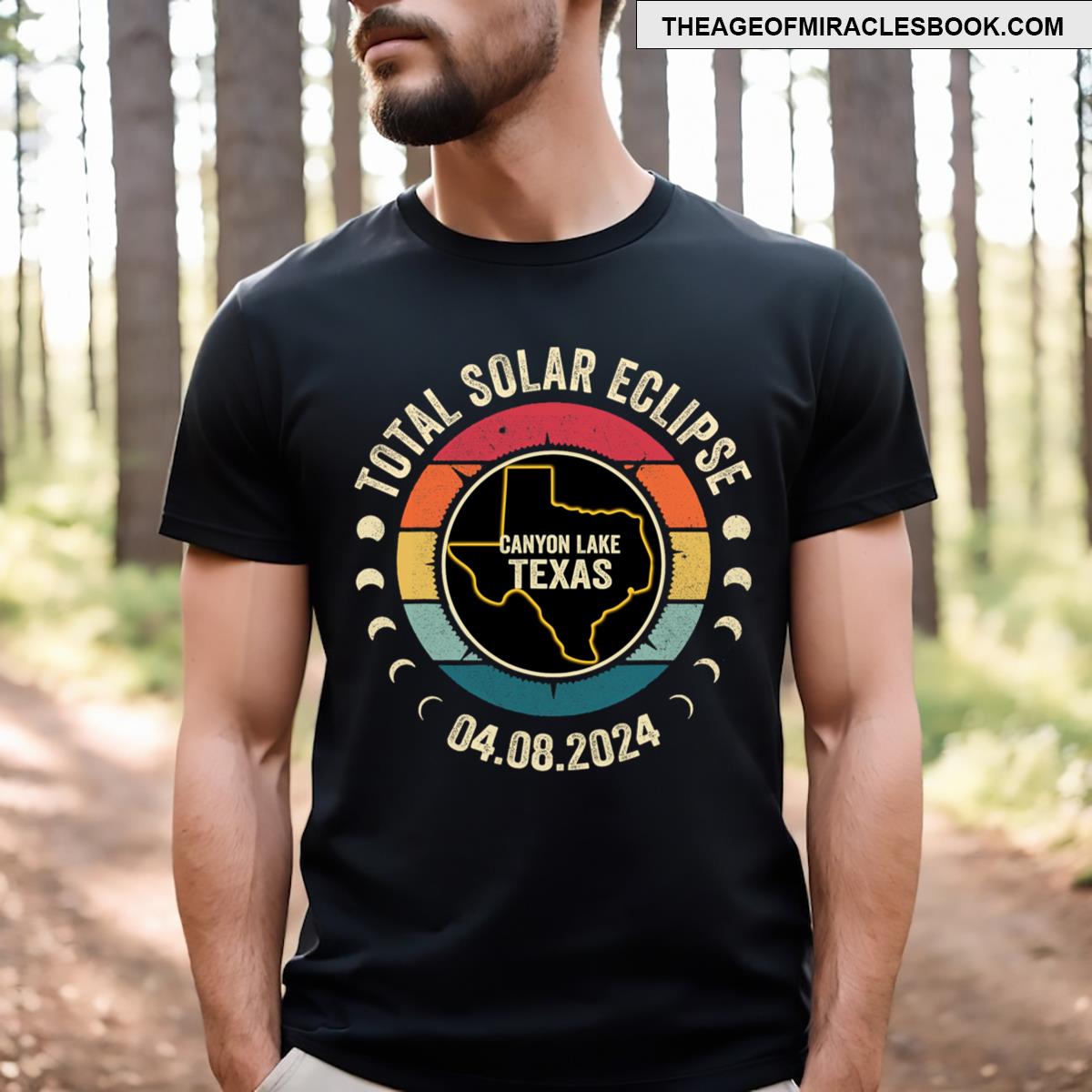 Canyon Lake Texas Total Solar Eclipse 2024 T-shirt