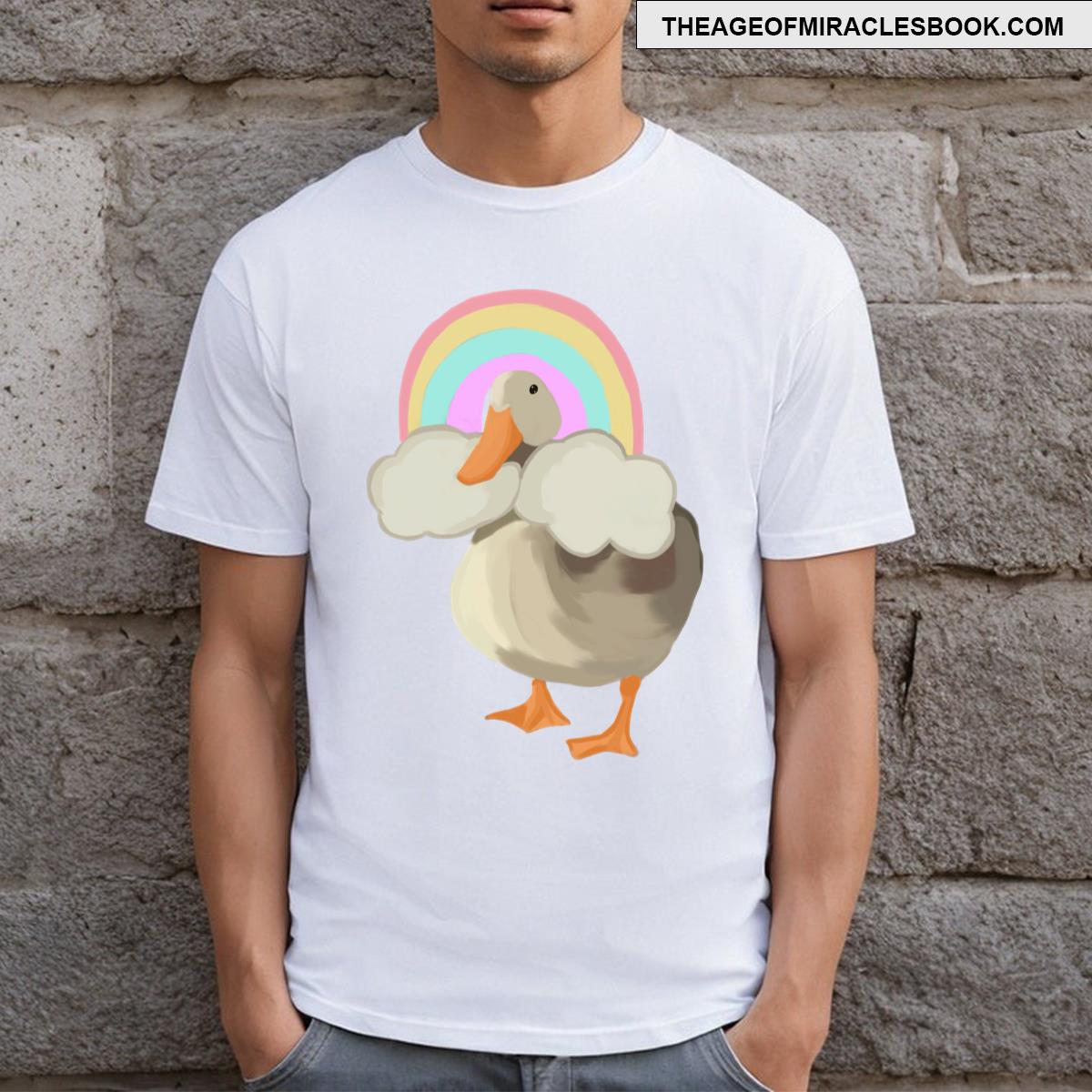 Duck With Rainbow T-shirt