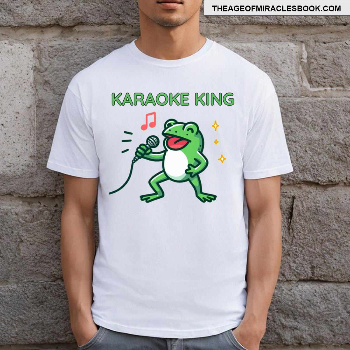 Karaoke King Frog T-shirt