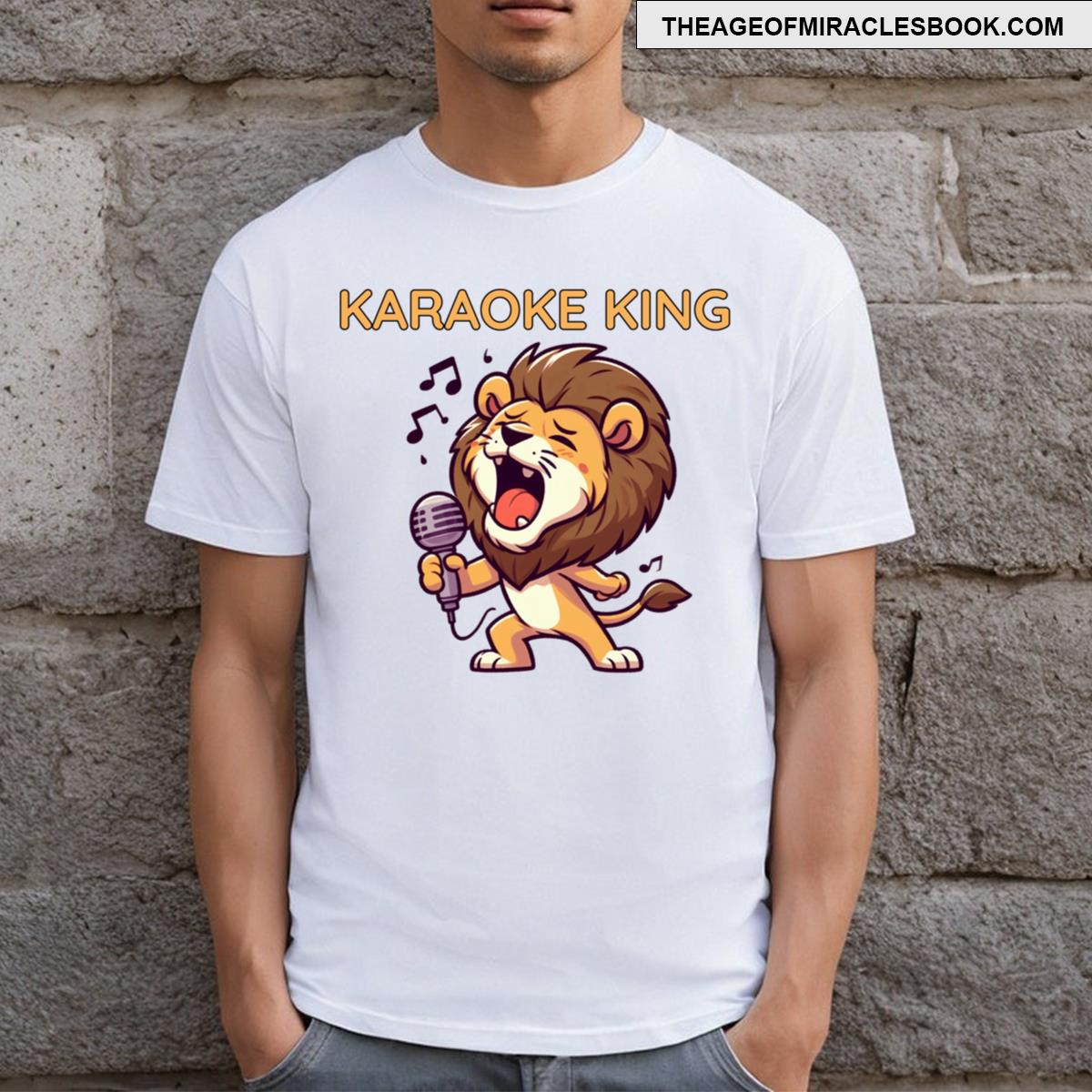 Karaoke King Lion T-shirt