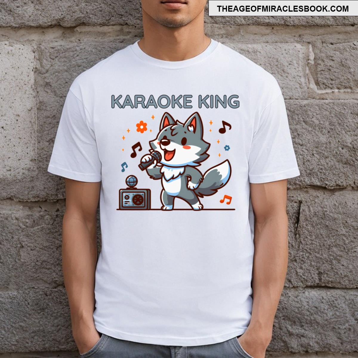 Karaoke King Wolf T-shirt