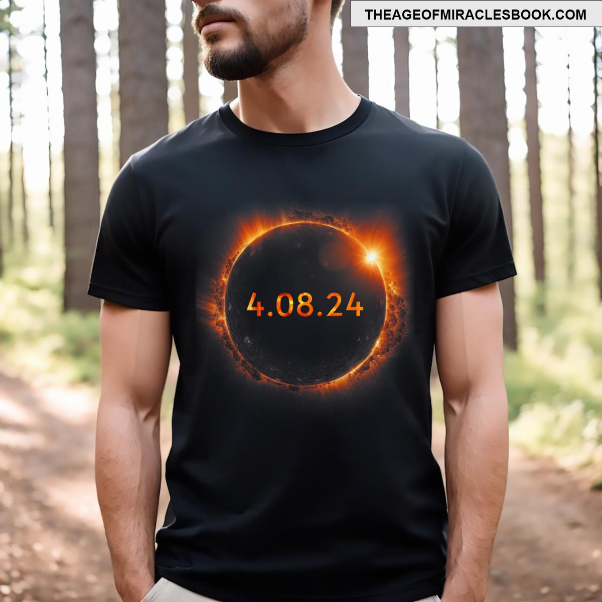 Solar Eclipse 2024 Total Solar Eclipse 40824 T-shirt