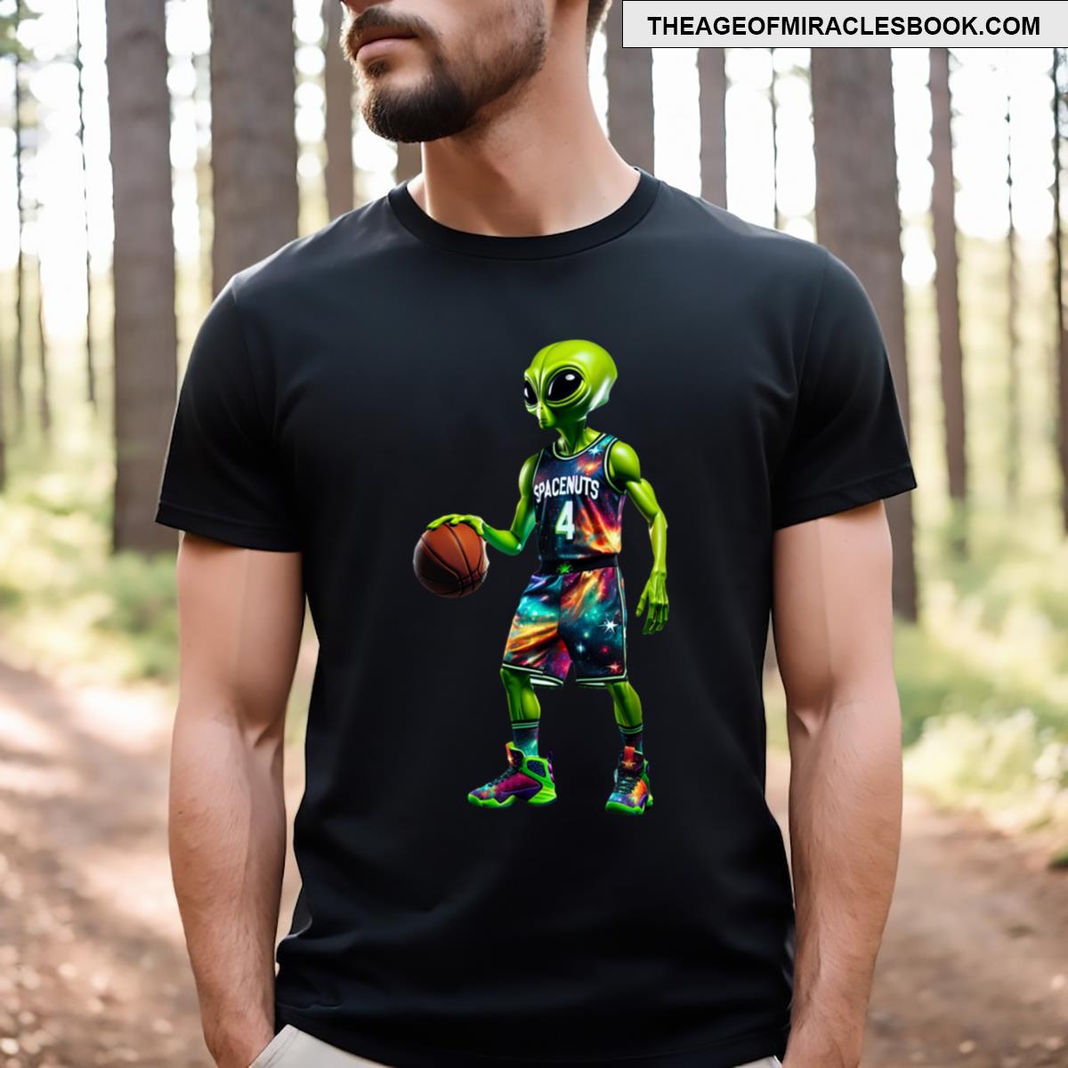 Alien Spacenuts Basketball Essential T-shirt