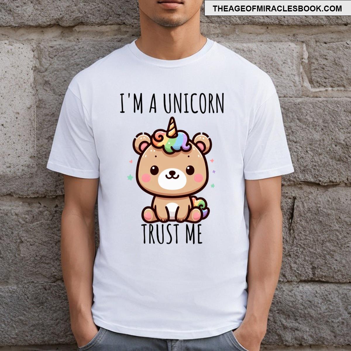 Baby Unicorn Bear T-shirt