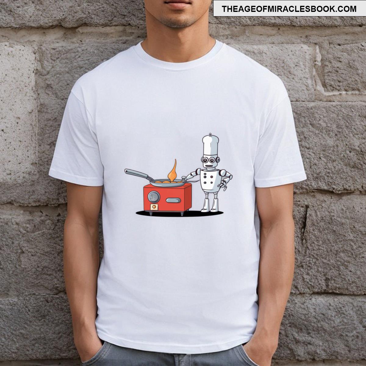 Clumsy Robo Chef T-shirt