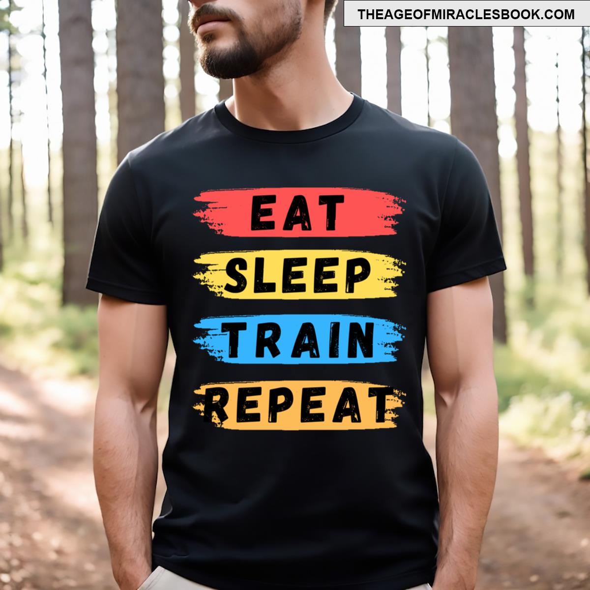 Eat Sleep Train Repeat T-shirt
