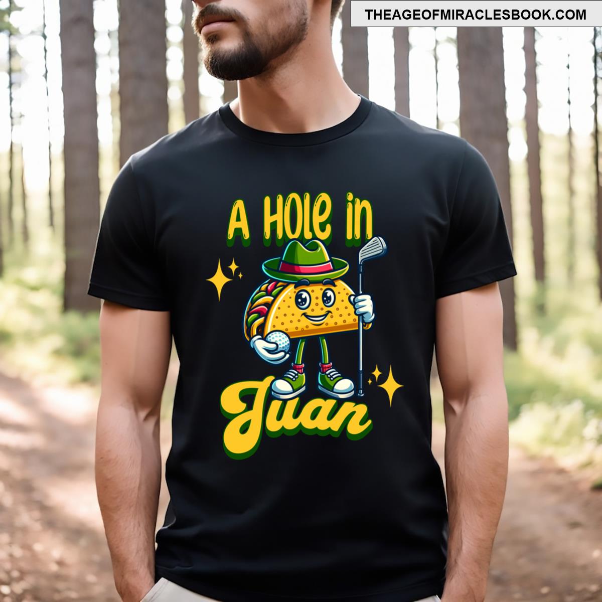 Funny Golfers Golfing Taco T-shirt
