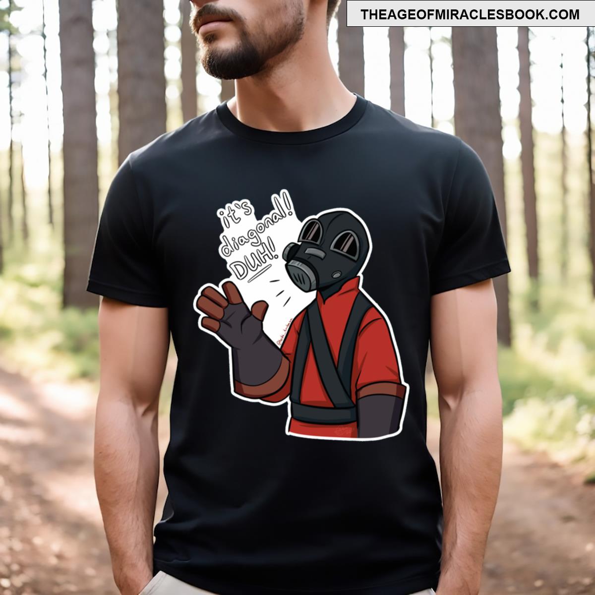 It’s Diagonal! Active T-shirt