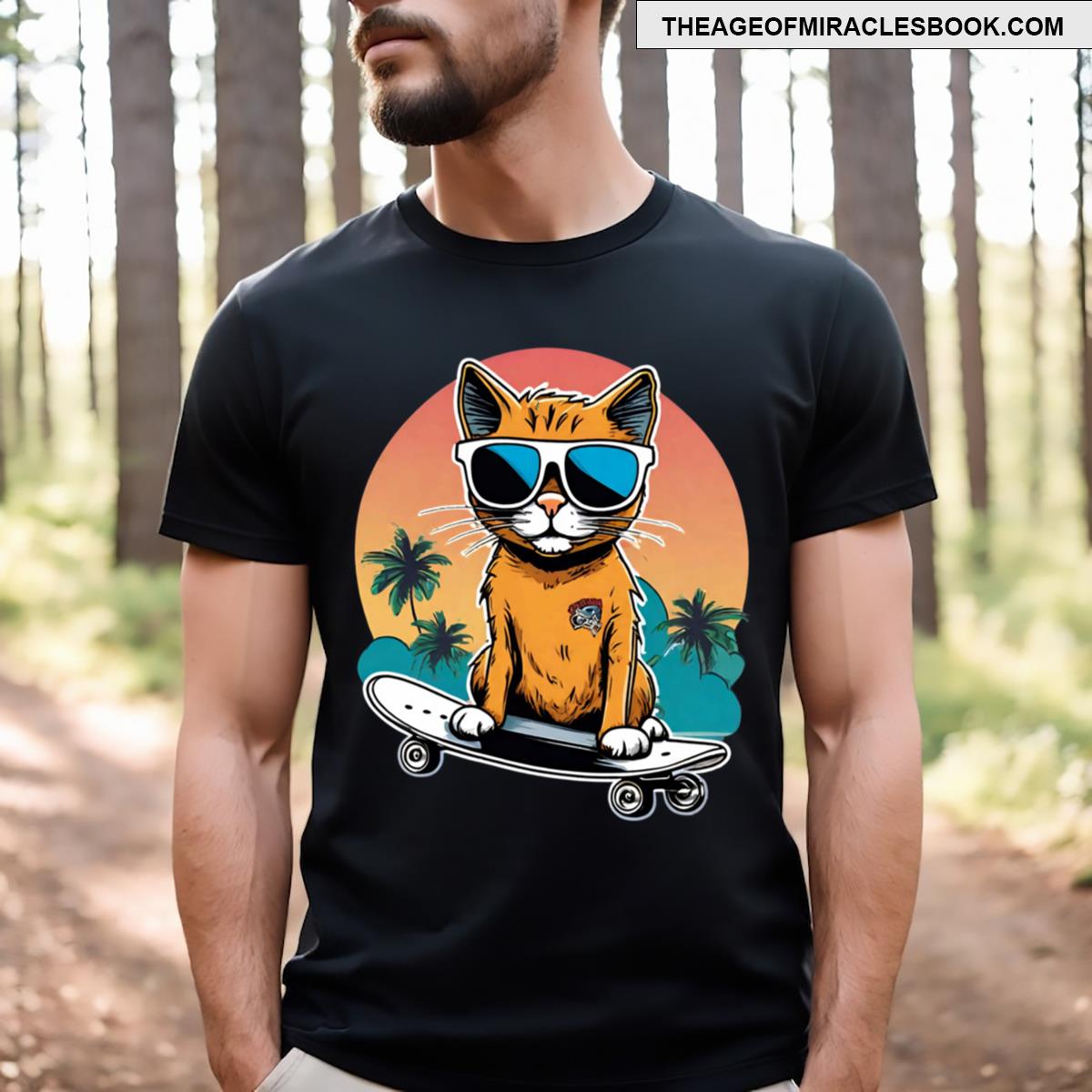 Skate Cat T-shirt