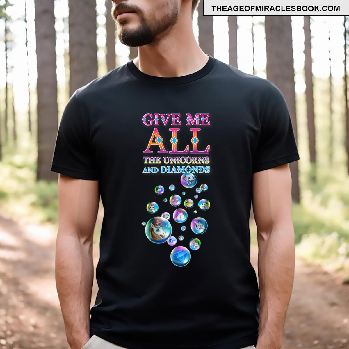 Unicorns And Diamonds T-shirt