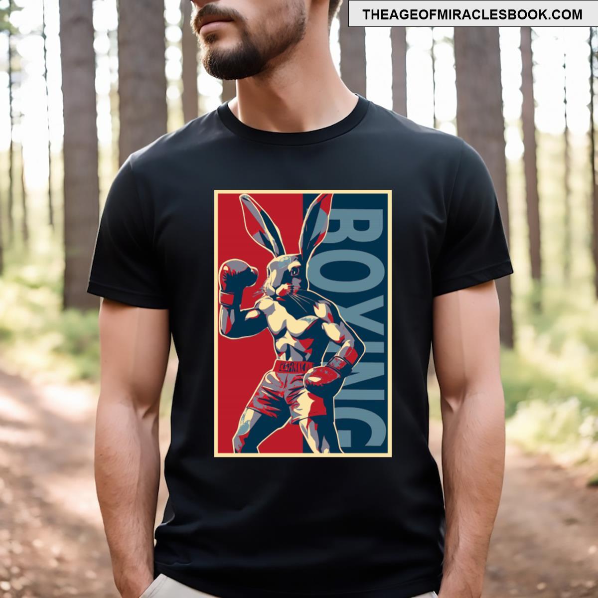 Strong Boxing Rabbit Hope T-shirt