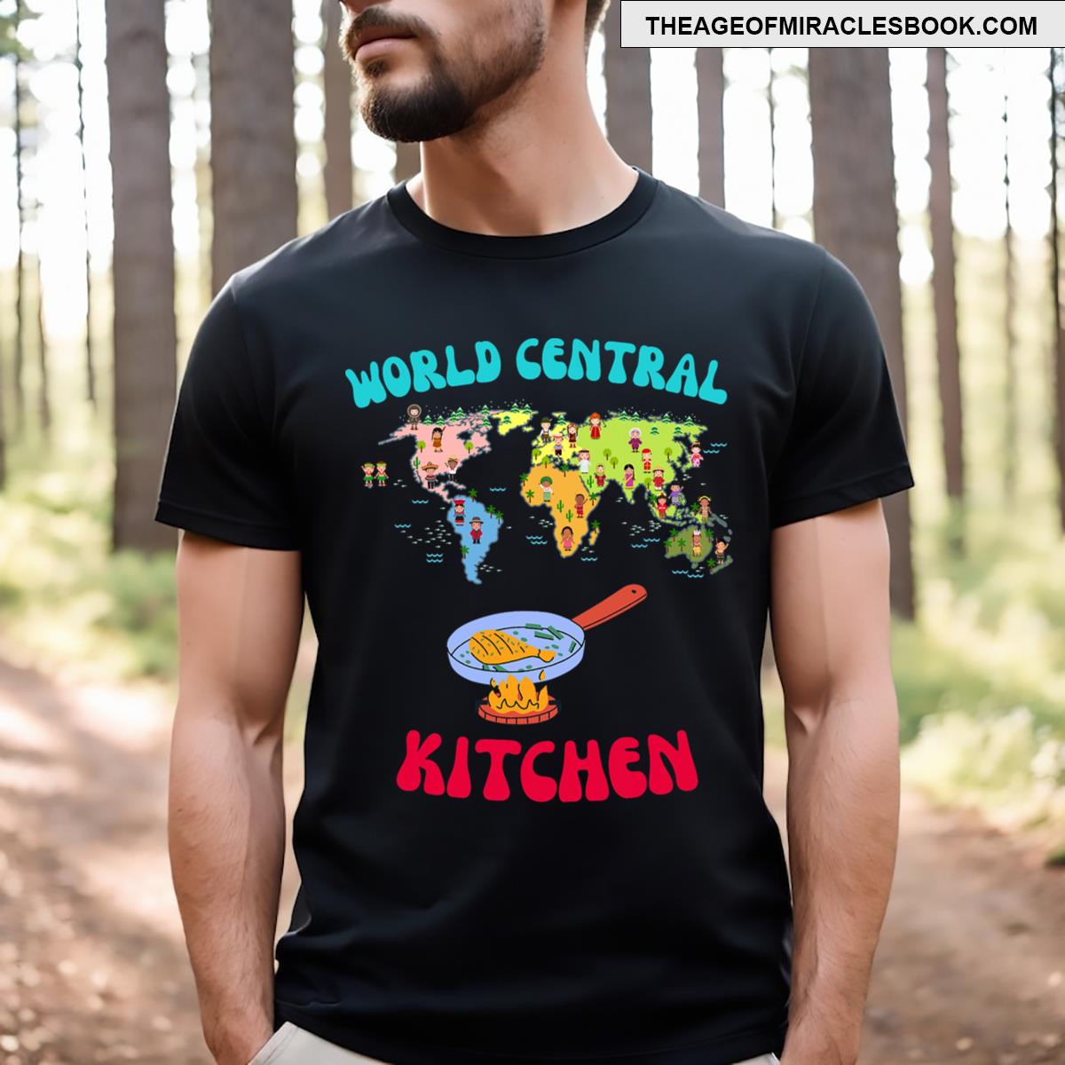 World Central Kitchen Groovy Retro T-shirt