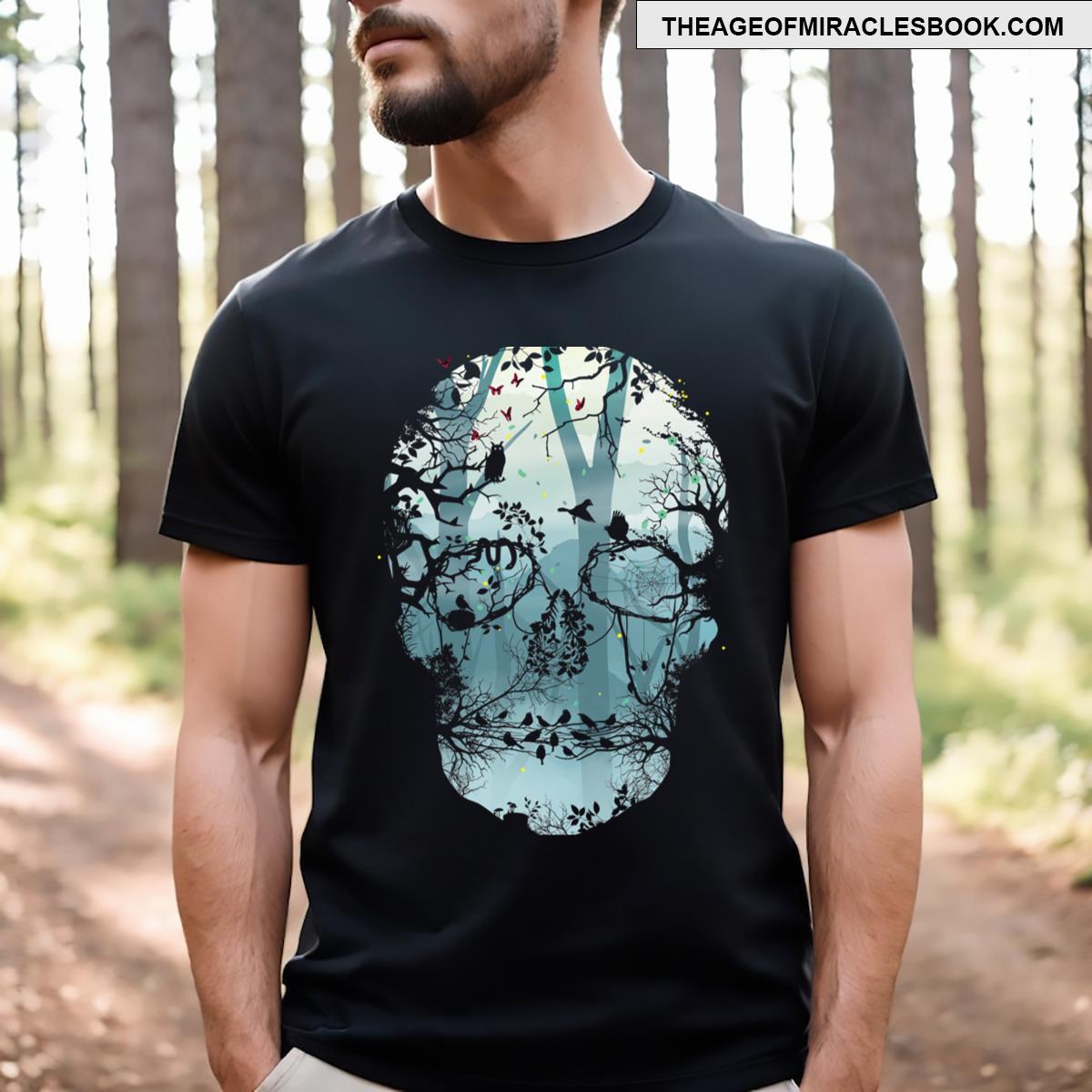 Dark Forest Skull T-shirt