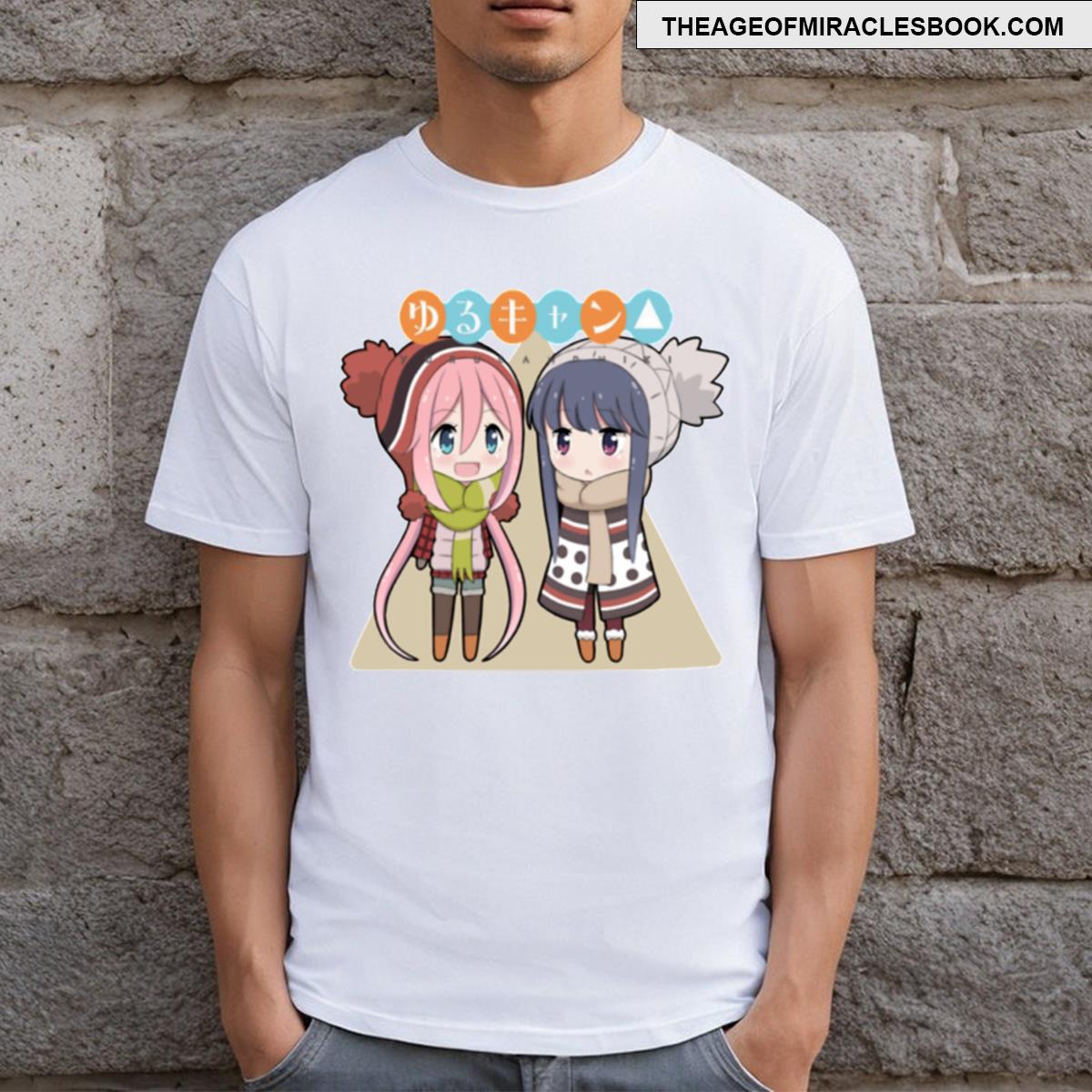 Yuru Camp Main Characters Design 2 T-shirt