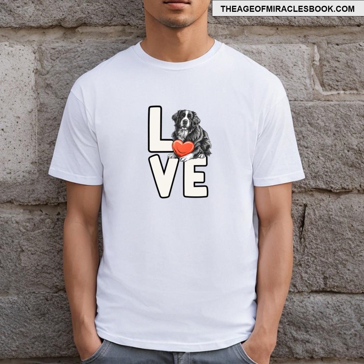 Black Newfoundland Love T-shirt