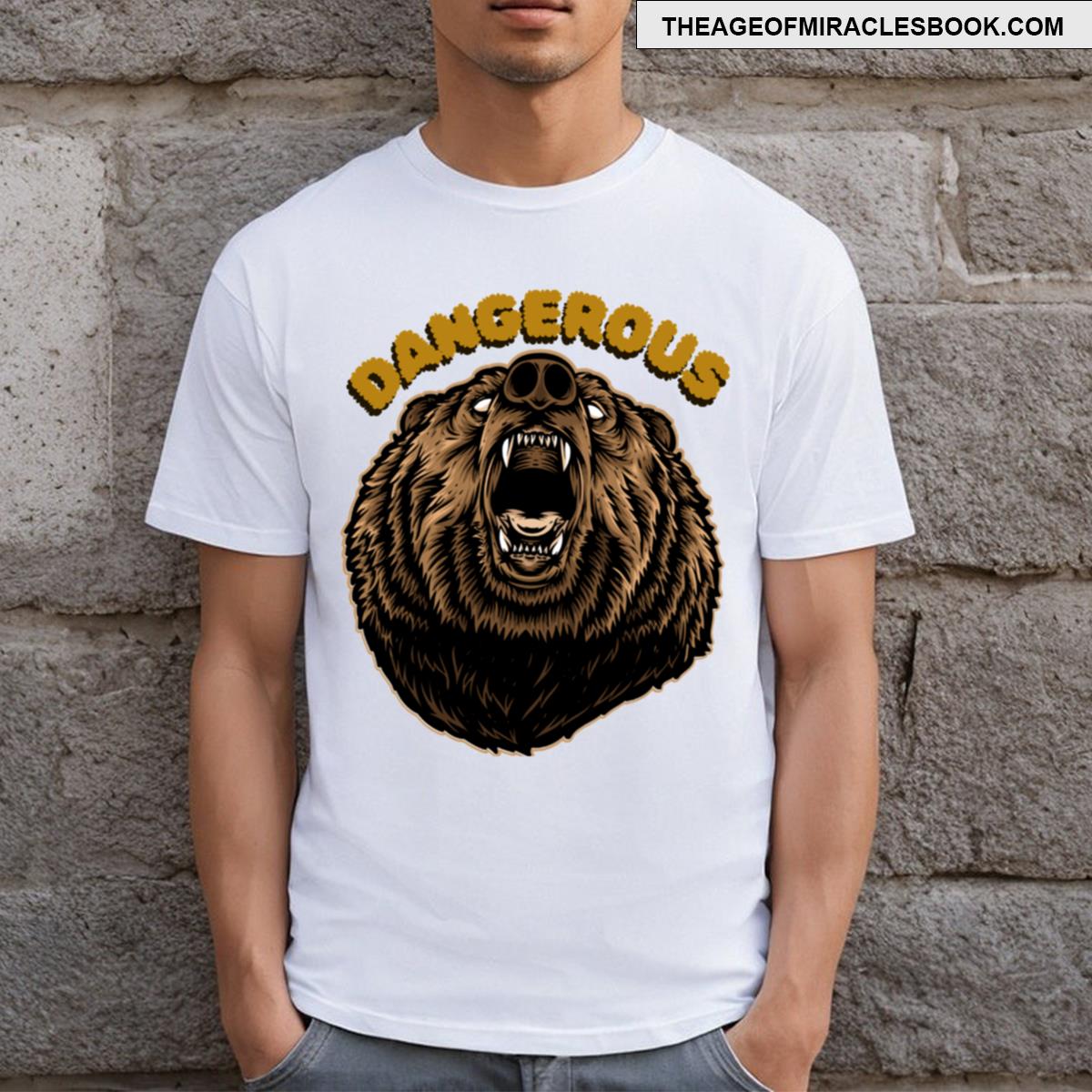 Dangerous Bear Design T-shirt