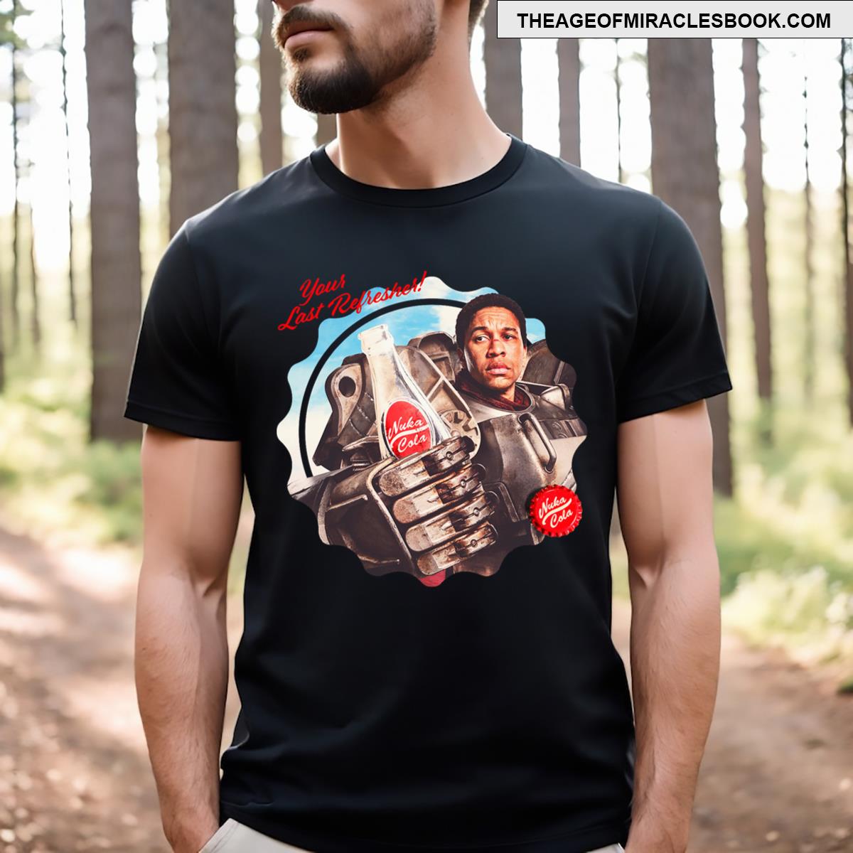 Fallout Max Retro Nuka Cola Ad T-shirt