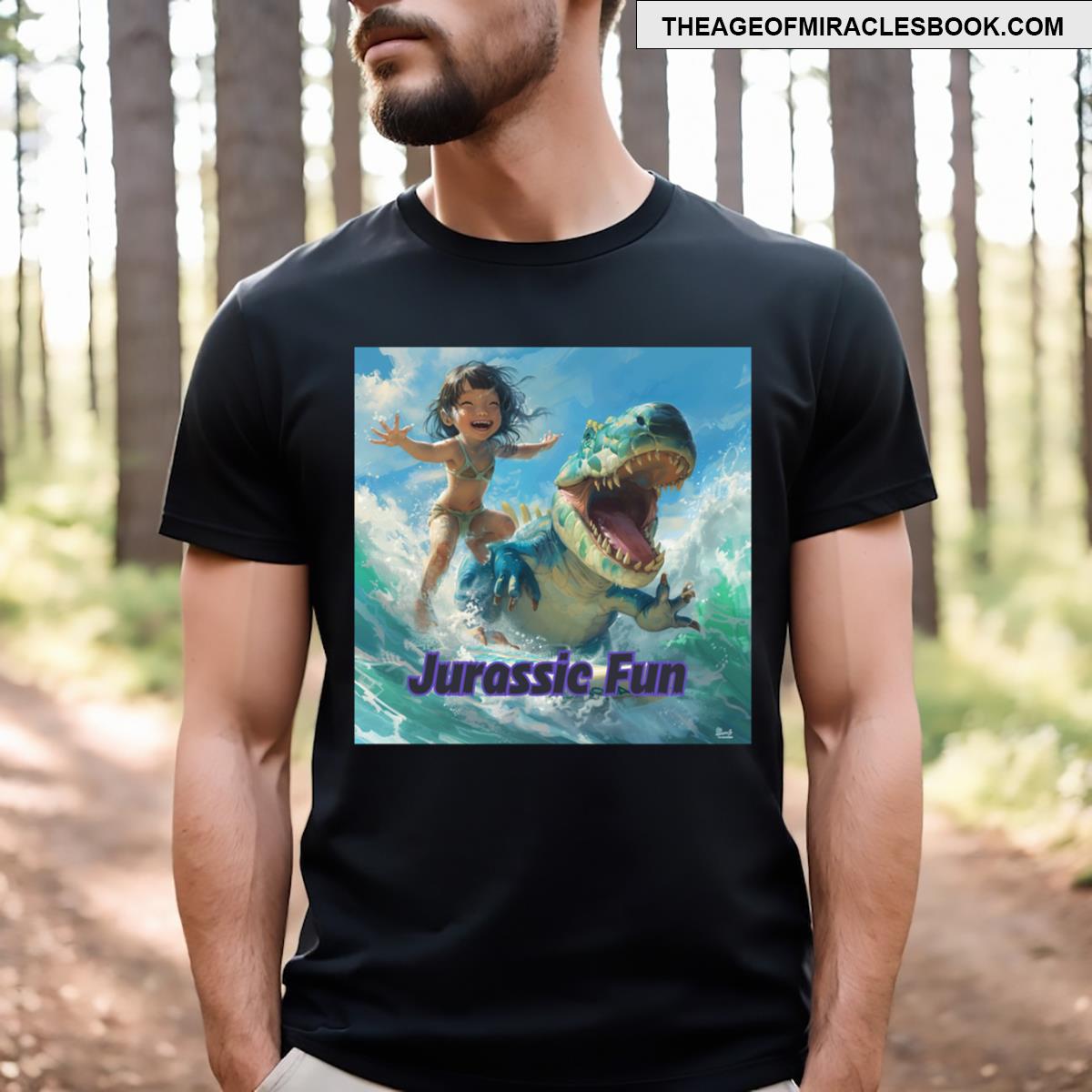 Jurassic Fun Dinosaurs Comic Design Funny Design Essential T-shirt
