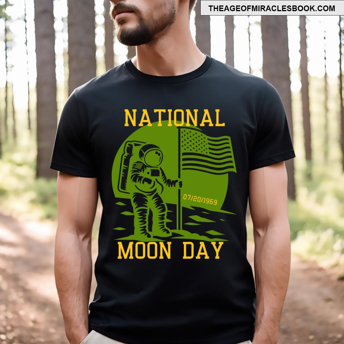 National Moon Day T-shirt