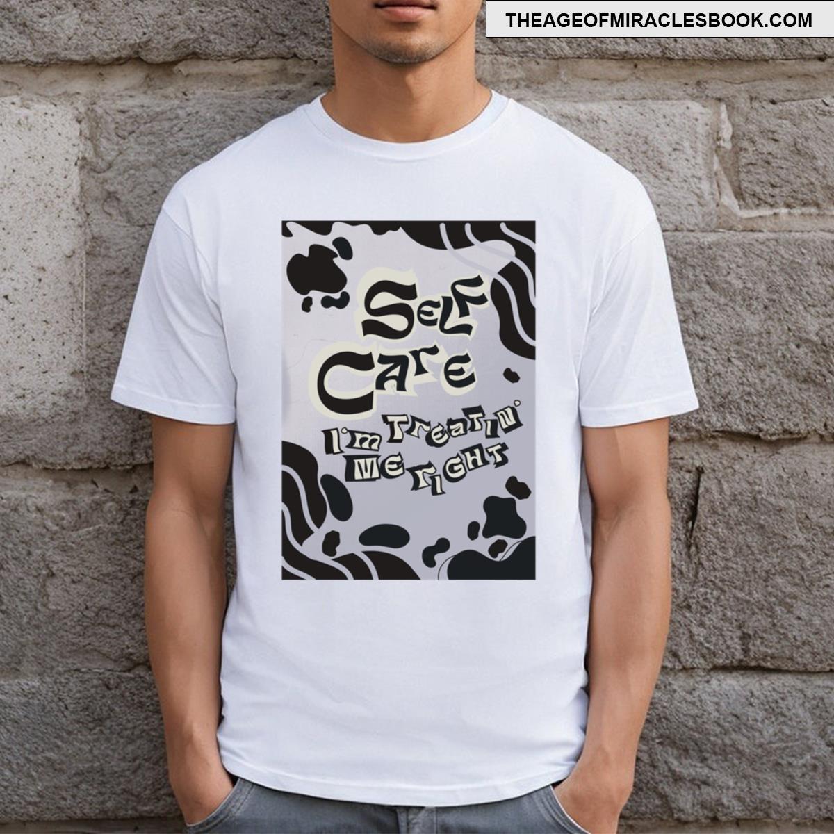 Self Care Abstract Scoop T-shirt