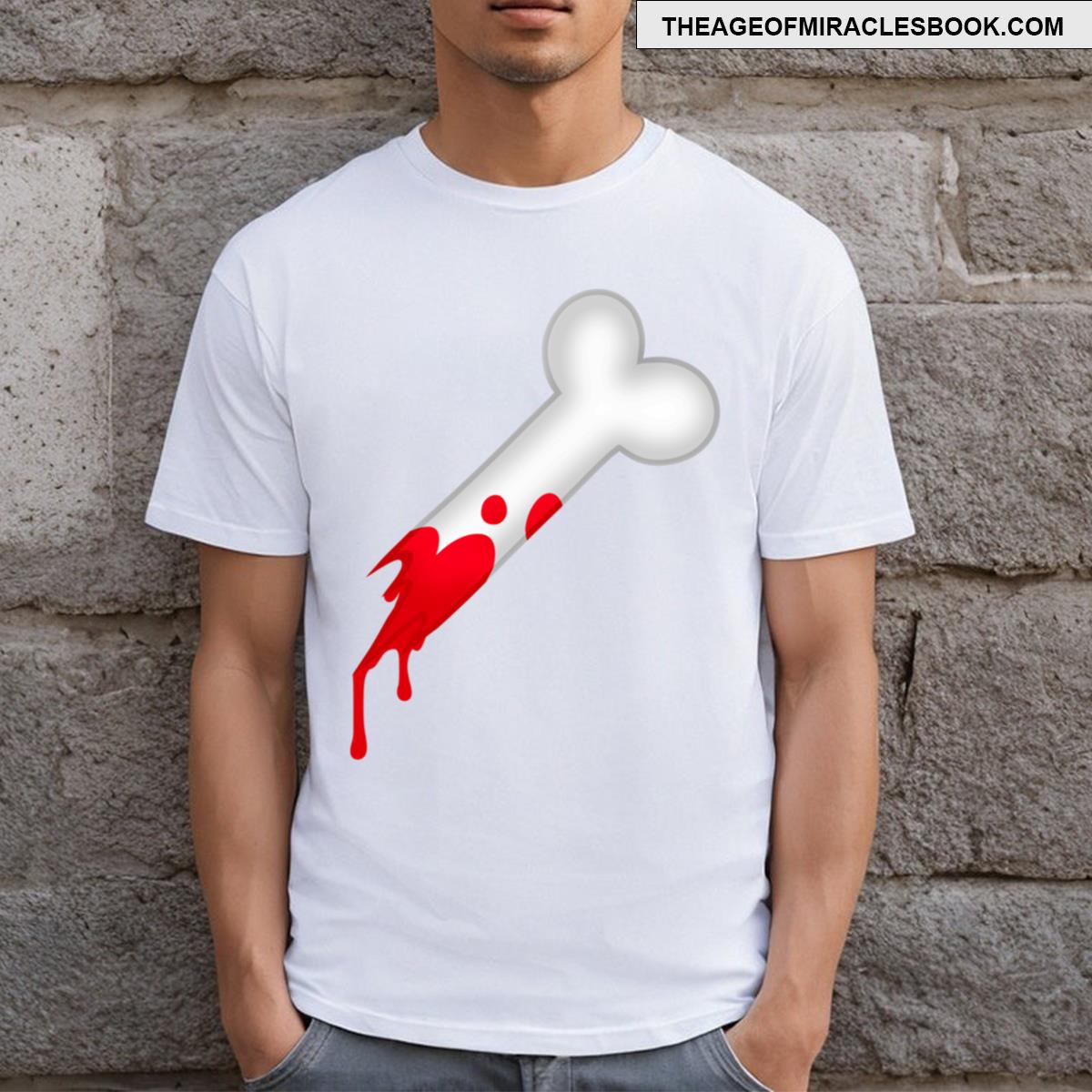 Suspicious Paint On Bone T-shirt