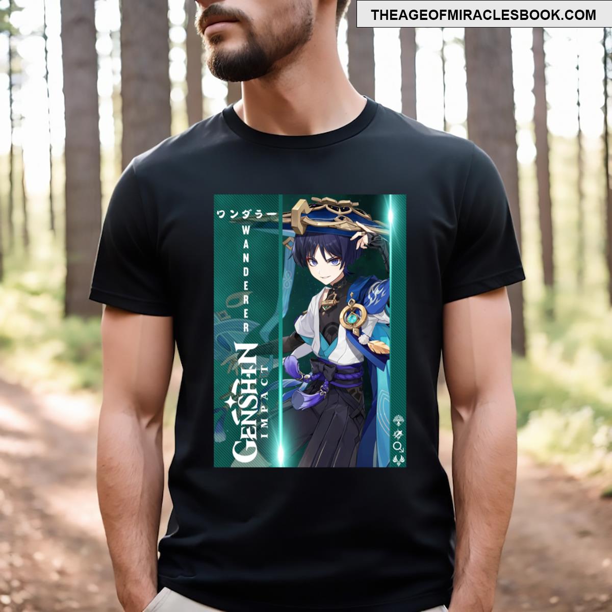 Wanderer Genshin Impact T-shirt
