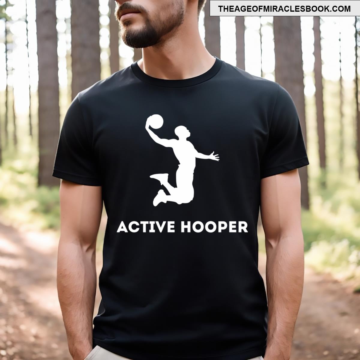 White Color Active Hooper Tee T-shirt