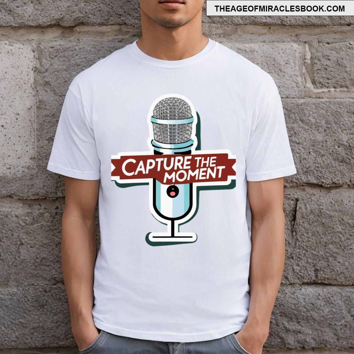 Capture The Moment Studio Condenser Microphone T-shirt