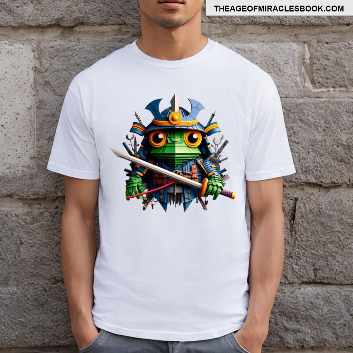 Frog Samurai T-shirt