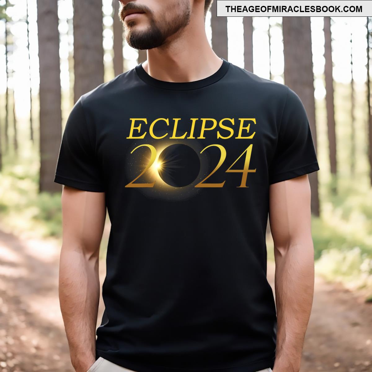 Total Solar Eclipse Design For Men Solar Eclipse 2024 T-shirt