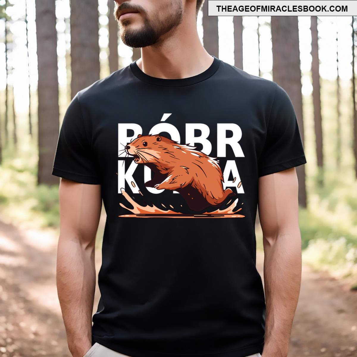 Bobr Meme Funny Beaver T-shirt