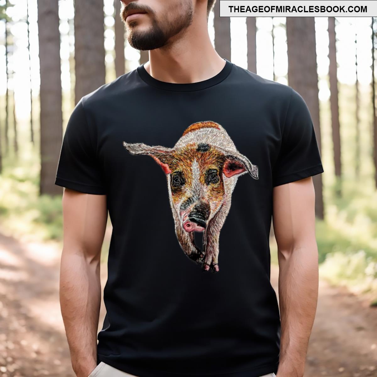 Fia The Rescued Pig T-shirt