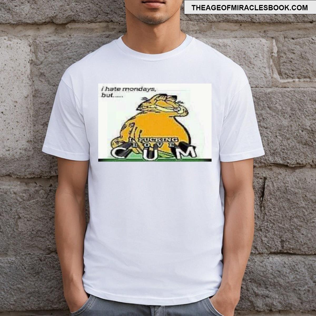 Garfield Coom Meme T-shirt