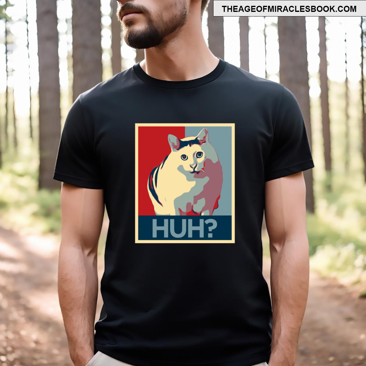 Meme Huh Cat Funny Cat Meme Essential T-shirt