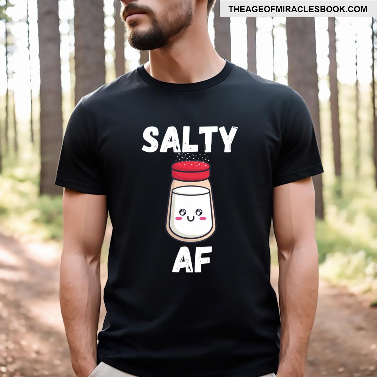 Salty Af Funny Meme Essential T-shirt