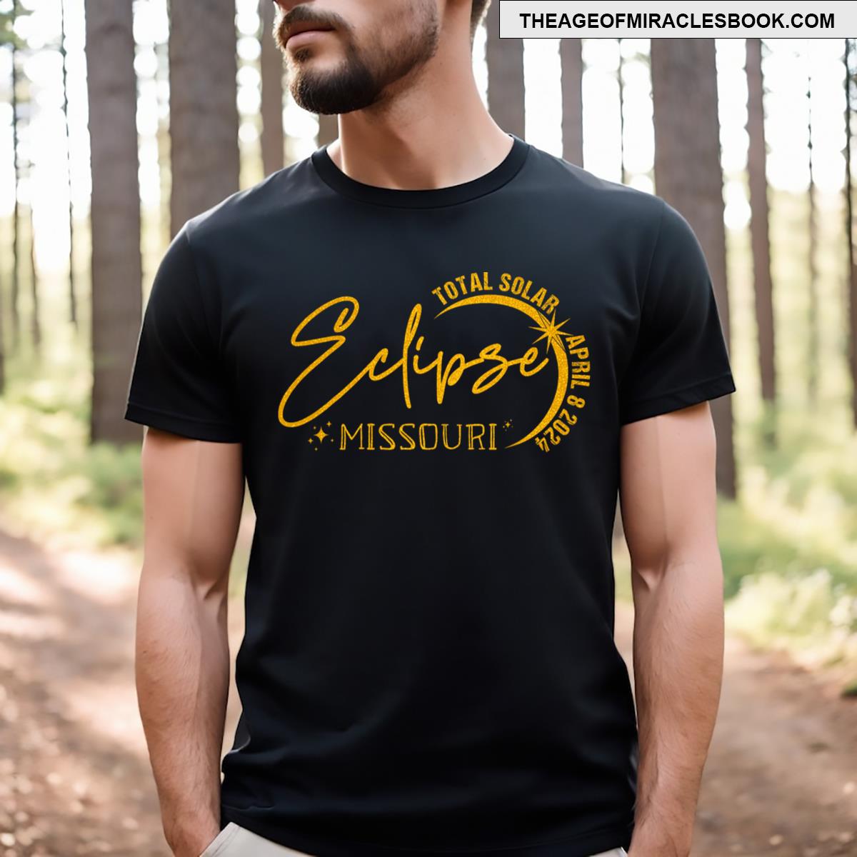 Solar Eclipse 2024 American Totality State Missouri T-shirt