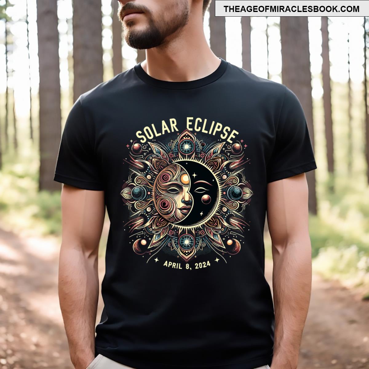 Solar Eclipse 2024 Total Solar Eclipse 40824 Kids T-shirt