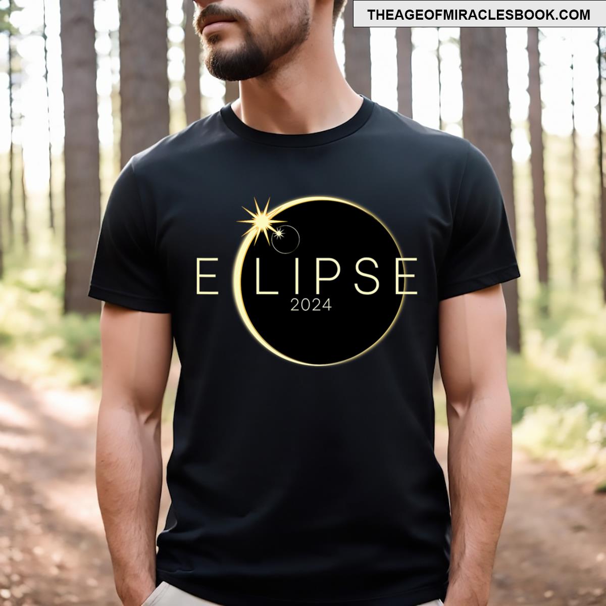 Total Solar Eclipse 2024 Solar Eclipse Men Kids T-shirt